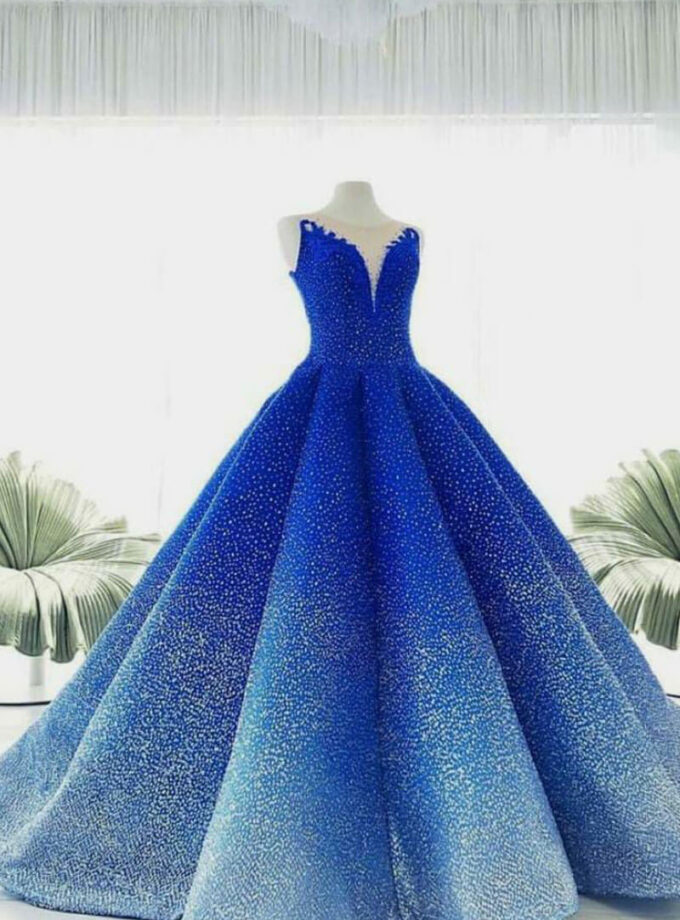 Blue Sparkles Gown