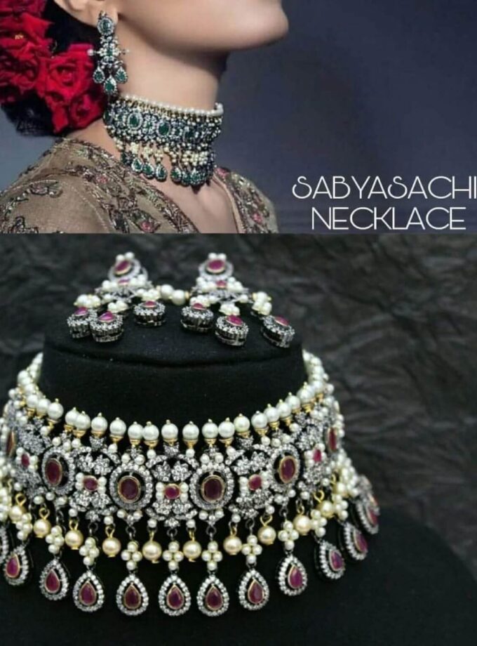 Costume designer semiprecious jewellery